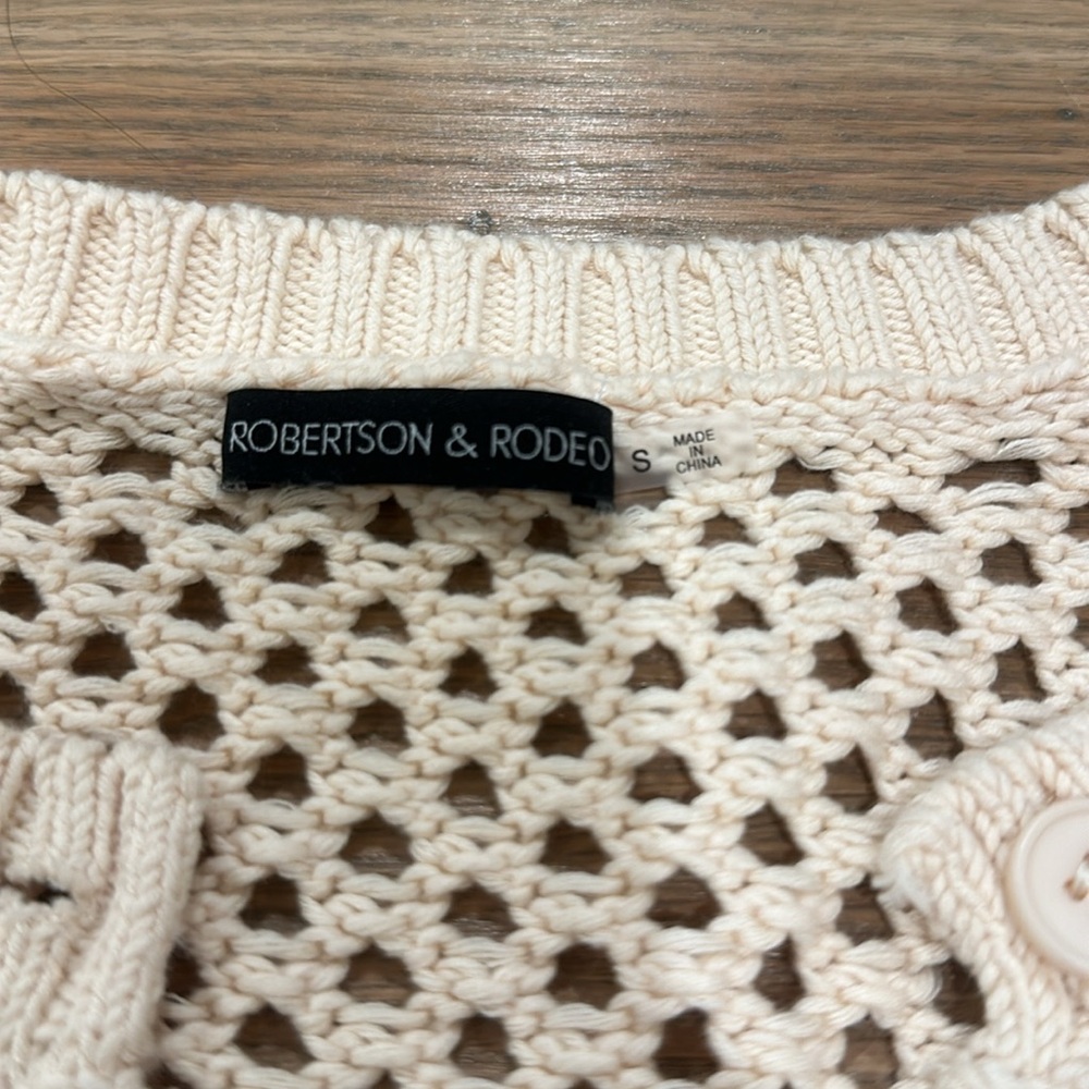 Robertson & Rodeo Crochet Cardigan - Picture 2 of 5